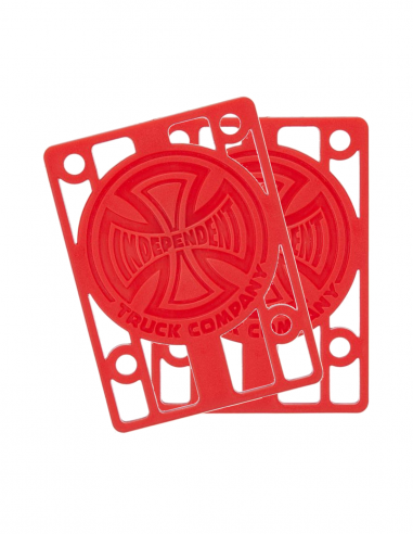 INDY SHOCK PADS 1/8 RED