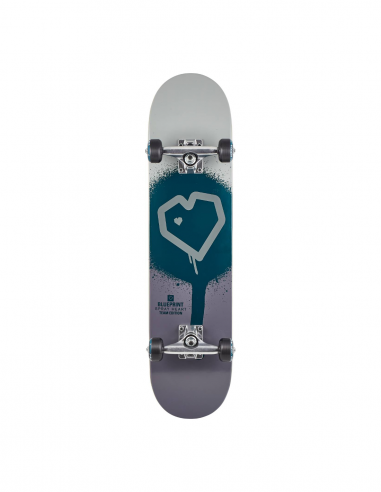 SKATEBOARD BLUEPRINT SPRAY HEART 7.5 ΓΚΡΙ